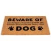 BirdRock Home Beware Of Dog' Coir Doormat