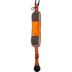 Penn-Plax Bungee Belt Combo Dog Leash, Orange/Black, Large