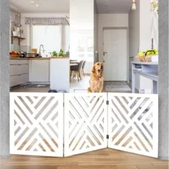 Etna Adjustable 3 Section Wooden Dog Gate 8 Etna Adjustable 3 Section Wooden Dog Gate -PetSafe Kong Shop 318402 PT2. AC SS1800 V1628286114