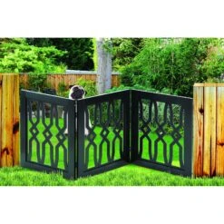 Etna Wood Diamond Twist Design Dog Gate 8 Etna Wood Diamond Twist Design Dog Gate -PetSafe Kong Shop 318404 PT3. AC SS1800 V1628290281
