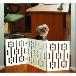 Etna Geometric Design Wood Dog Gate -PetSafe Kong Shop 318406 PT2. AC SS1800 V1628287653