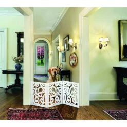 Etna Wooden Scroll Design Dog Gate 5 Etna Wooden Scroll Design Dog Gate -PetSafe Kong Shop 318420 PT2. AC SS1800 V1628288513
