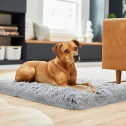 Frisco Eyelash Orthopedic Dog Crate Mat & Frisco Fold & Carry Single Door Collapsible Wire Dog Crate -PetSafe Kong Shop 319010 PT4. AC SS1800 V1631628403