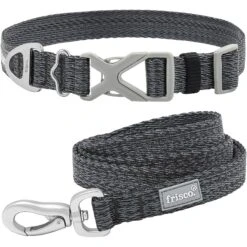 Frisco Outdoor Heathered Nylon Collar & Frisco Outdoor Heathered Nylon Leash