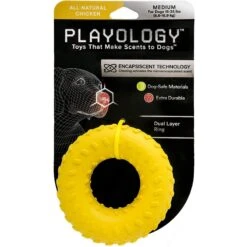 Frisco Cow Plush Squeaky Dog Toy & Playology Scented Dual Layer Ring Dog Toy -PetSafe Kong Shop 319488 PT4. AC SS1800 V1630619177