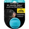 Playology All Natural Peanut Butter Scented Dental Chew Ball Dog Toy