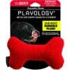 Playology All Natural Beef Scented Plush Squeaky Bone Dog Toy