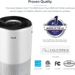 LEVOIT PlasmaPro 400S True HEPA Smart Air Purifier -PetSafe Kong Shop 321943 PT6. AC SS1800 V1629847004