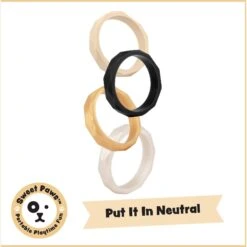 Sweet Paws Wearable Puppy Teether Stack Party Of 4 -PetSafe Kong Shop 325664 PT2. AC SS1800 V1635194794