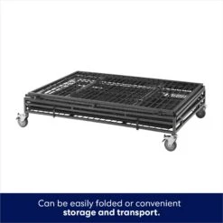 Frisco Ultimate Lightweight Heavy Duty Foldable & Stackable Steel Metal Single Door Dog Crate -PetSafe Kong Shop 326416 PT3. AC SS1800 V1646859919