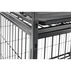 Frisco Ultimate Lightweight Heavy Duty Foldable & Stackable Steel Metal Single Door Dog Crate -PetSafe Kong Shop 326416 PT6. AC SS1800 V1646859905