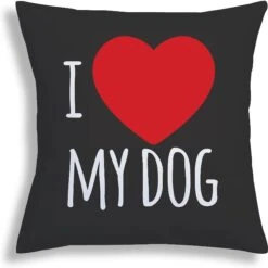 Custom Personalization Solutions I Love My Dog Personalized Throw Pillow -PetSafe Kong Shop 326737 PT4. AC SS1800 V1632425797