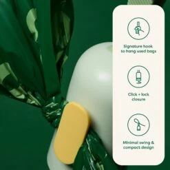 Earth Rated Dog Poop Bag Holder With Dog Poop Bags, Unscented, 1 Dispenser & 15 Bags -PetSafe Kong Shop 326825 PT3. AC SS1800 V1682099727