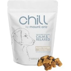 Mount Ara Chill Bites Peanut Butter Dog Treats, 4-oz Bag