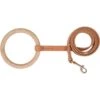 Pet Life Ever-Craft Boutique Series Beechwood & Leather Designer Dog Leash