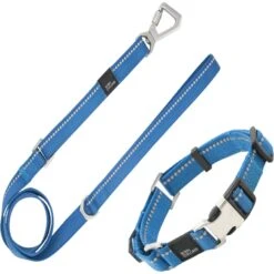 Pet Life Advent Outdoor Series 3M Reflective 2-in-1 Durable Martingale Training Dog Leash & Collar