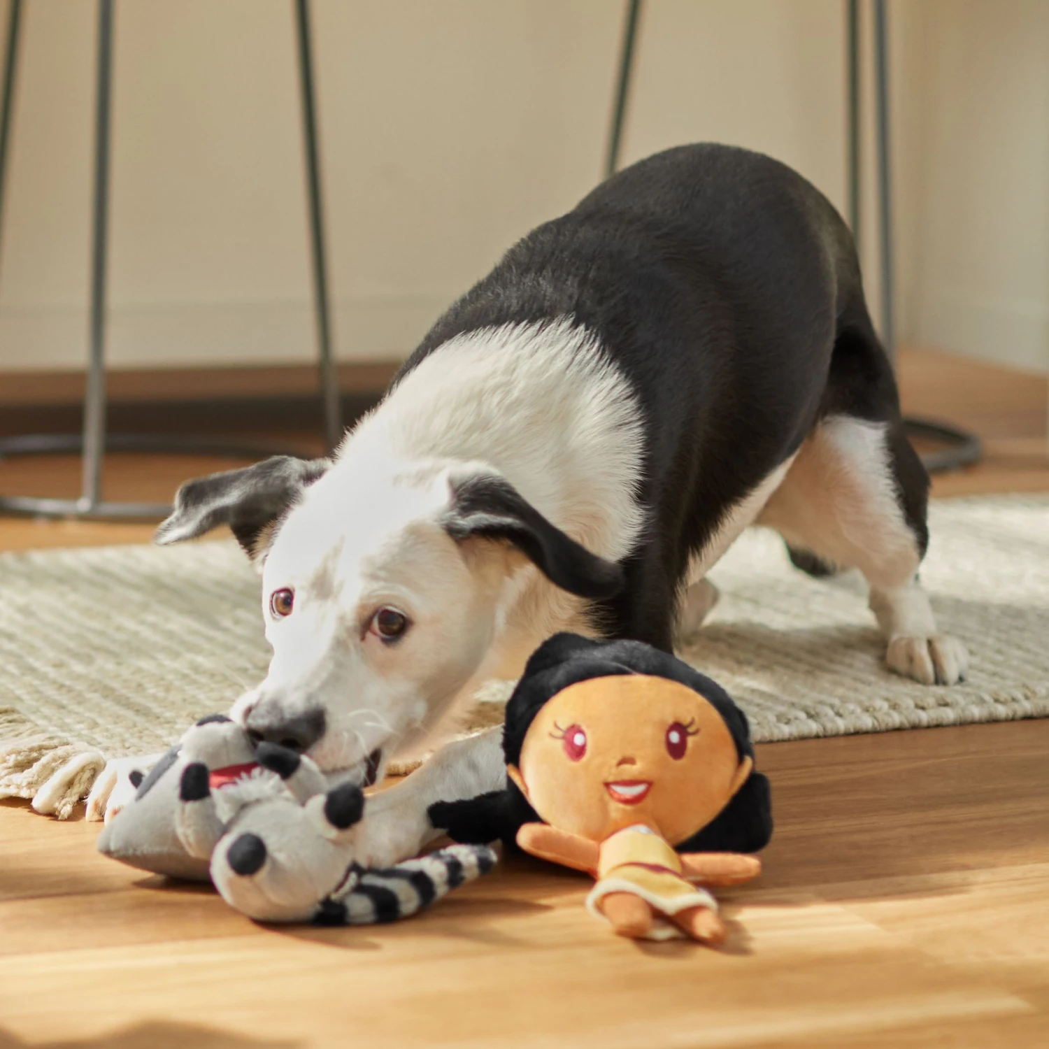 Disney Princess Pocahontas Plush Squeaky Dog Toy, 2 Count 3 Disney Princess Pocahontas Plush Squeaky Dog Toy, 2 Count - Image 3