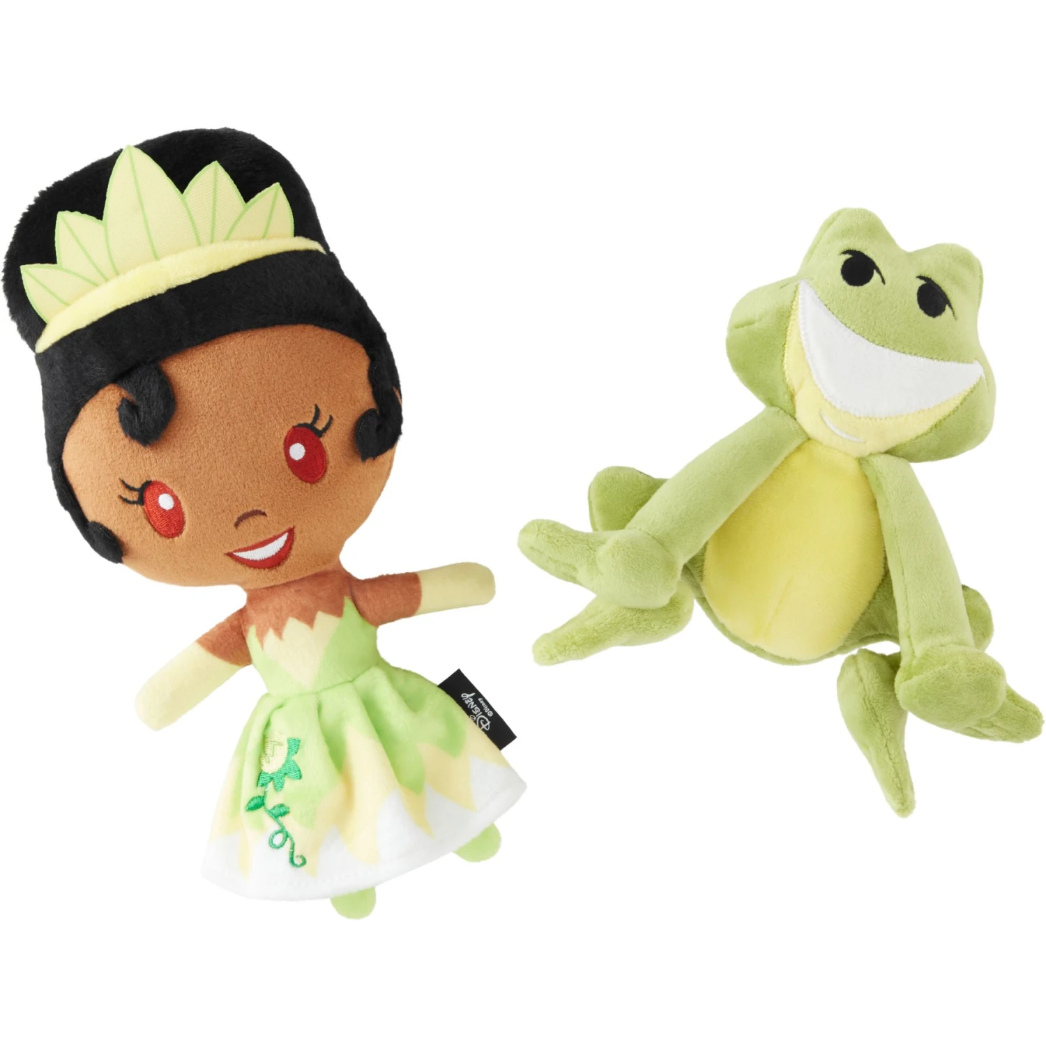 Disney Princess Tiana Plush Squeaky Dog Toy, 2 Count 1 Disney Princess Tiana Plush Squeaky Dog Toy, 2 Count