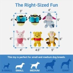 Disney Winnie The Pooh & Friends Hunny Pot Hide & Seek Puzzle Plush Squeaky Dog Toy -PetSafe Kong Shop 328775 PT2. AC SS1800 V1659023182