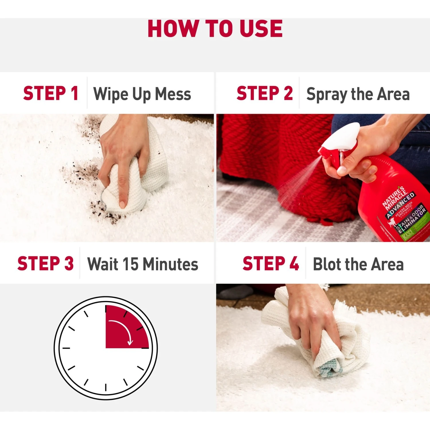 Nature's Miracle Advanced Dog Enzymatic Stain Remover & Odor Eliminator Refill 3 Nature's Miracle Advanced Dog Enzymatic Stain Remover & Odor Eliminator Refill - Image 3