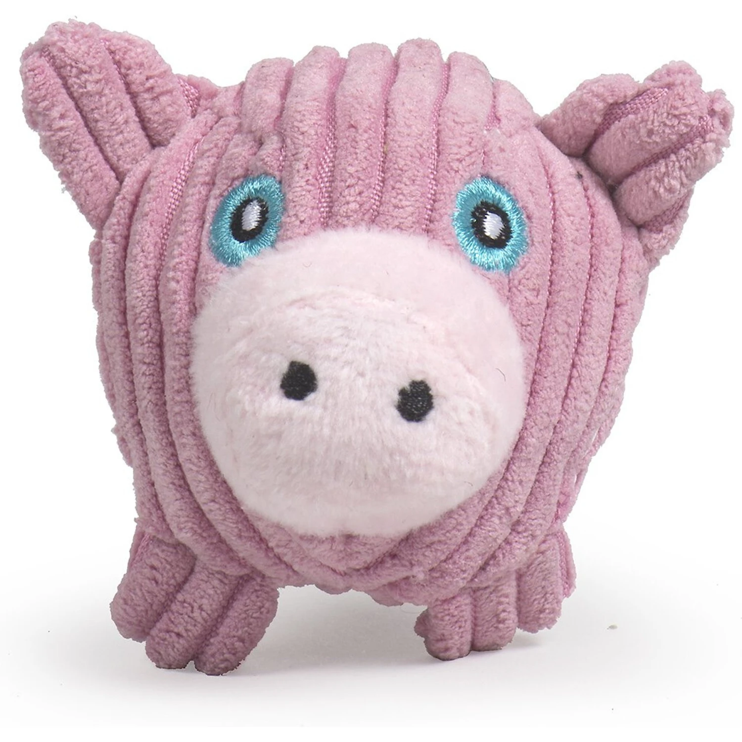 HuggleHounds Wee Balls Raccoon, Owl, Pig, Bunny, Sock Monkey Dog Toys, X-Small/Small, 5-pk 6 HuggleHounds Wee Balls Raccoon, Owl, Pig, Bunny, Sock Monkey Dog Toys, X-Small/Small, 5-pk - Image 6