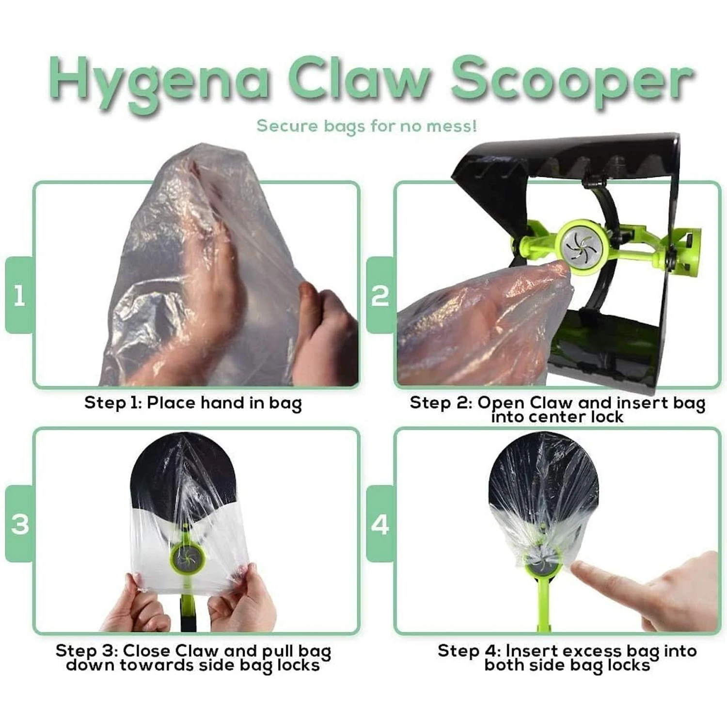 Hygena Scoop Claw Scooper Replacement Bags 2 Hygena Scoop Claw Scooper Replacement Bags - Image 2