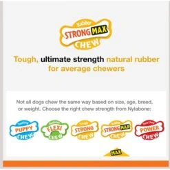 Nylabone Strong MAX Chew Cone Stuffable Chew Toy For Dogs MAX Rubber Stuffable Cone Beef Max -PetSafe Kong Shop 329491 PT3. AC SS1800 V1696515981