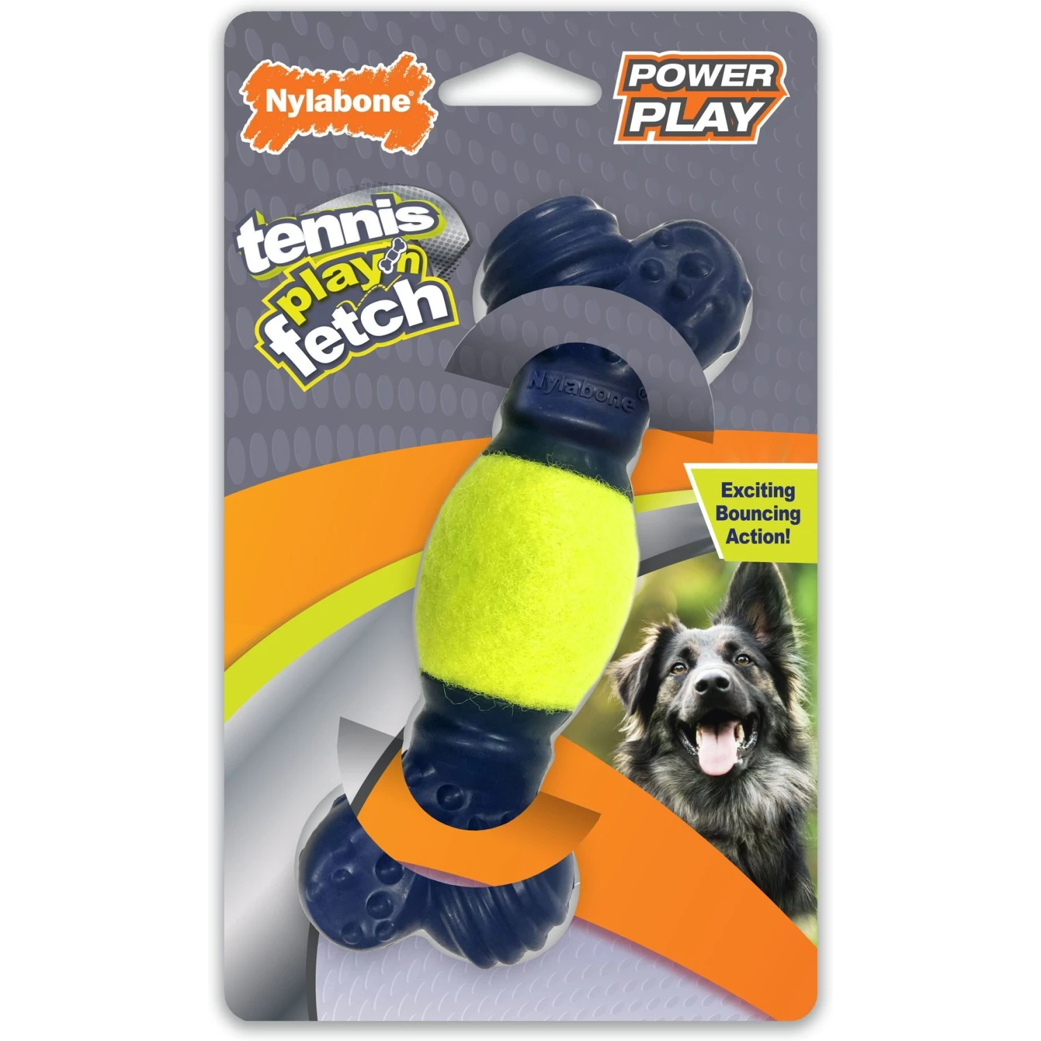 Nylabone Power Play Tennis Play 'n Fetch Interactive Dog Toy 1 Nylabone Power Play Tennis Play 'n Fetch Interactive Dog Toy