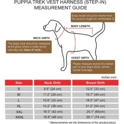 Puppia Trek B Dog Harness -PetSafe Kong Shop 330070 PT3. AC SS1800 V1632801386