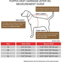 Puppia Gianni B Dog Harness -PetSafe Kong Shop 330190 PT4. AC SS1800 V1632813707