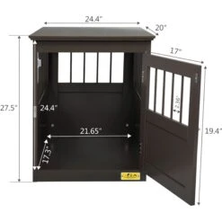 Coziwow By Jaxpety Single Door Furniture Style Wooden Dog Crate & End Table, Brown 11 Coziwow By Jaxpety Single Door Furniture Style Wooden Dog Crate & End Table, Brown -PetSafe Kong Shop 330960 PT2. AC SS1800 V1669919789