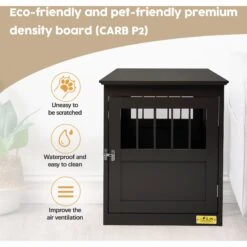 Coziwow By Jaxpety Single Door Furniture Style Wooden Dog Crate & End Table, Brown 17 Coziwow By Jaxpety Single Door Furniture Style Wooden Dog Crate & End Table, Brown -PetSafe Kong Shop 330960 PT8. AC SS1800 V1662671210