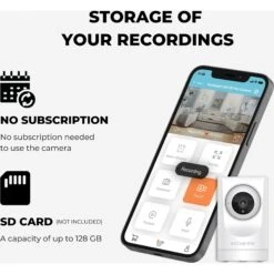 INSTACHEW Purersight Wi-Fi Security Cat & Dog Pet Camera, White -PetSafe Kong Shop 331381 PT6. AC SS1800 V1657656891