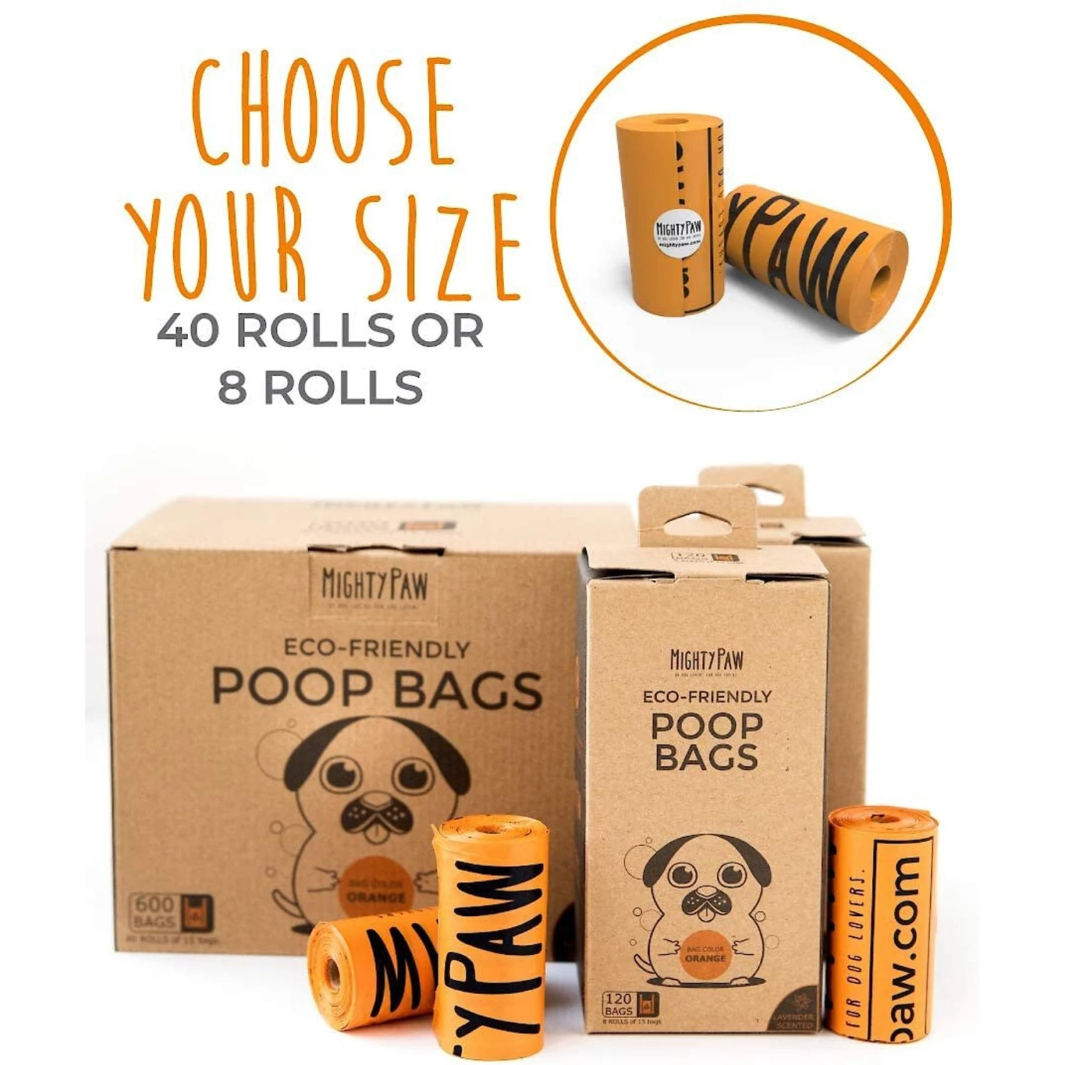 Mighty Paw Earth Friendly Poop Bags, Scented 4 Mighty Paw Earth Friendly Poop Bags, Scented - Image 4