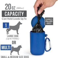 DDT Dog Doo Tube Portable Trash Can, Medium -PetSafe Kong Shop 333548 PT5. AC SS1800 V1634084218