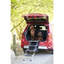 TRIXIE Heavy Duty 4-Step Foldable Dog Stairs, Silver/Black -PetSafe Kong Shop 333710 PT1. AC SS1800 V1634073087