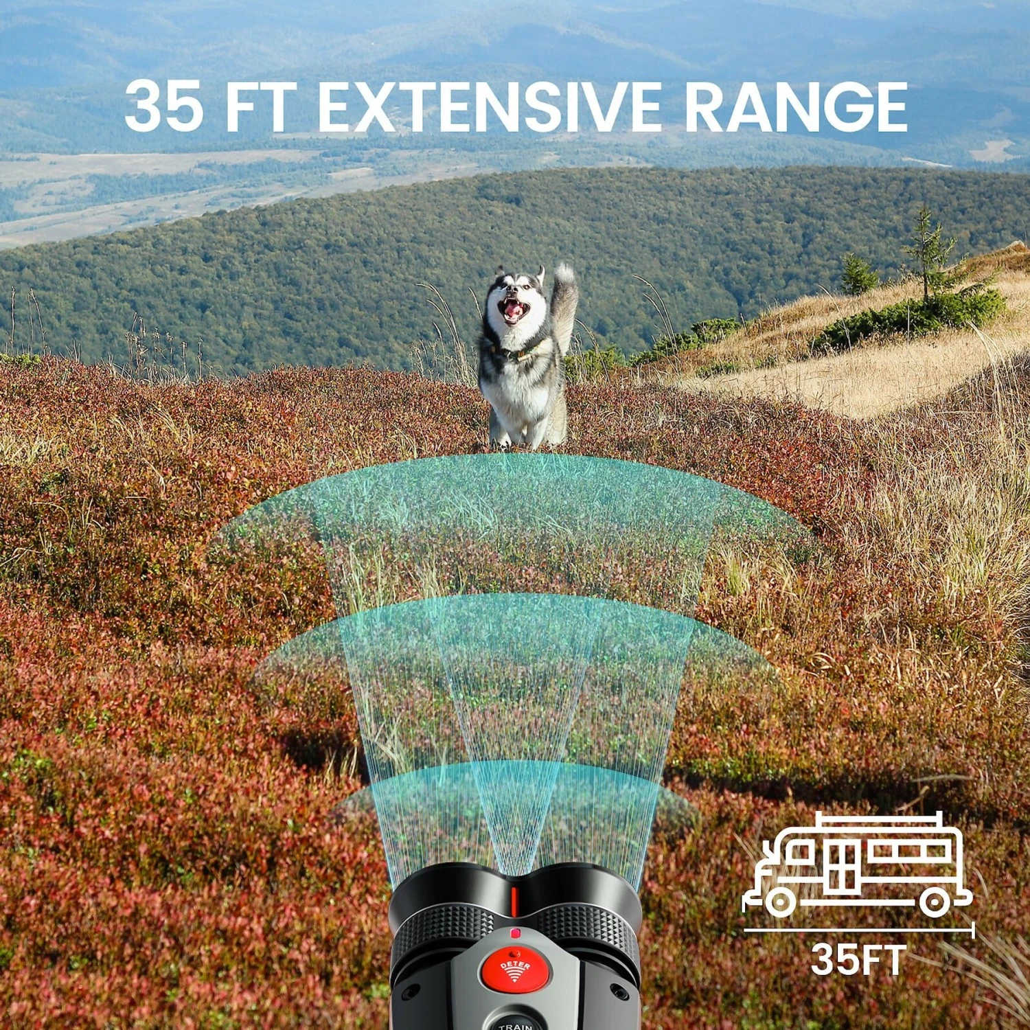 DogCare UT-Deterrent-13 Ultrasonic Bark Deterrent, Small 6 DogCare UT-Deterrent-13 Ultrasonic Bark Deterrent, Small - Image 6