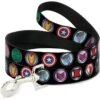 Buckle-Down Avenger Icons Dog Leash