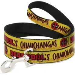 Buckle-Down Deadpool's Chimichangas Dog Leash