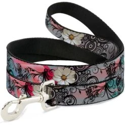 Buckle-Down Flowers Dog Leash