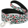 Buckle-Down Holly & Mistletoe Dog Leash