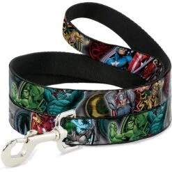 Buckle-Down Marvel Avengers Hero/Villain Poses Dog Leash