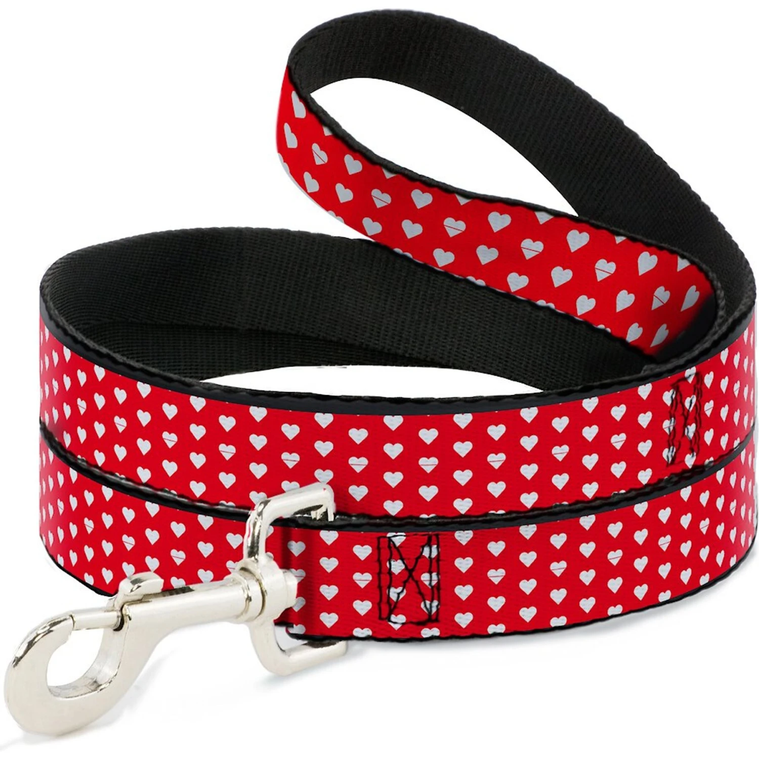 Buckle-Down Mini Hearts Monogram Dog Leash 1 Buckle-Down Mini Hearts Monogram Dog Leash