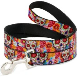 Buckle-Down Sugar Skull Dog Leash