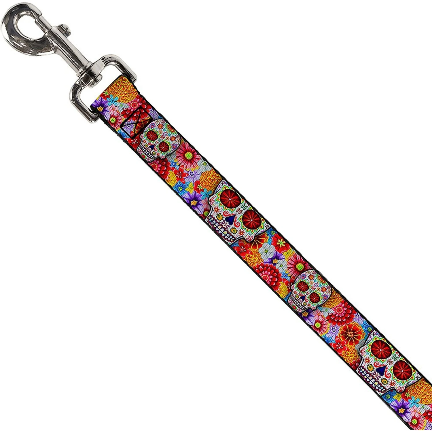Buckle-Down Sugar Skull Dog Leash 2 Buckle-Down Sugar Skull Dog Leash - Image 2