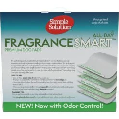 Simple Solution FragranceSmart Odor Control All Day, Green Tea Fragrance Odor Neutralizer With Wetness Indicator Dog Pads, 100 Count -PetSafe Kong Shop 339752 PT6. AC SS1800 V1636059388