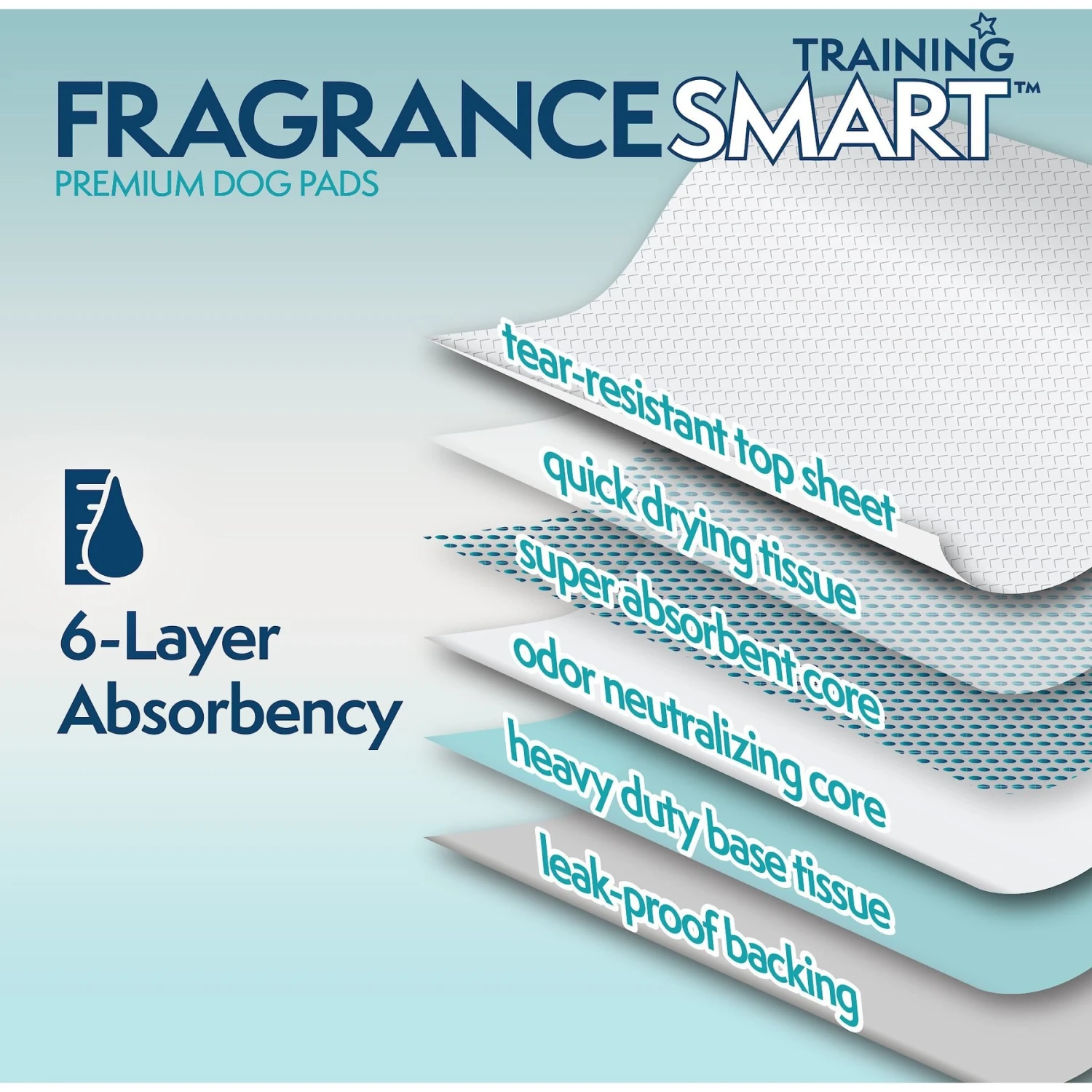 Simple Solution FragranceSmart Odor Control Green Tea Fragrance Odor Neutralizer With Wetness Indicator Puppy Training Pads, 100 Count 2 Simple Solution FragranceSmart Odor Control Green Tea Fragrance Odor Neutralizer With Wetness Indicator Puppy Training Pads, 100 Count - Image 2