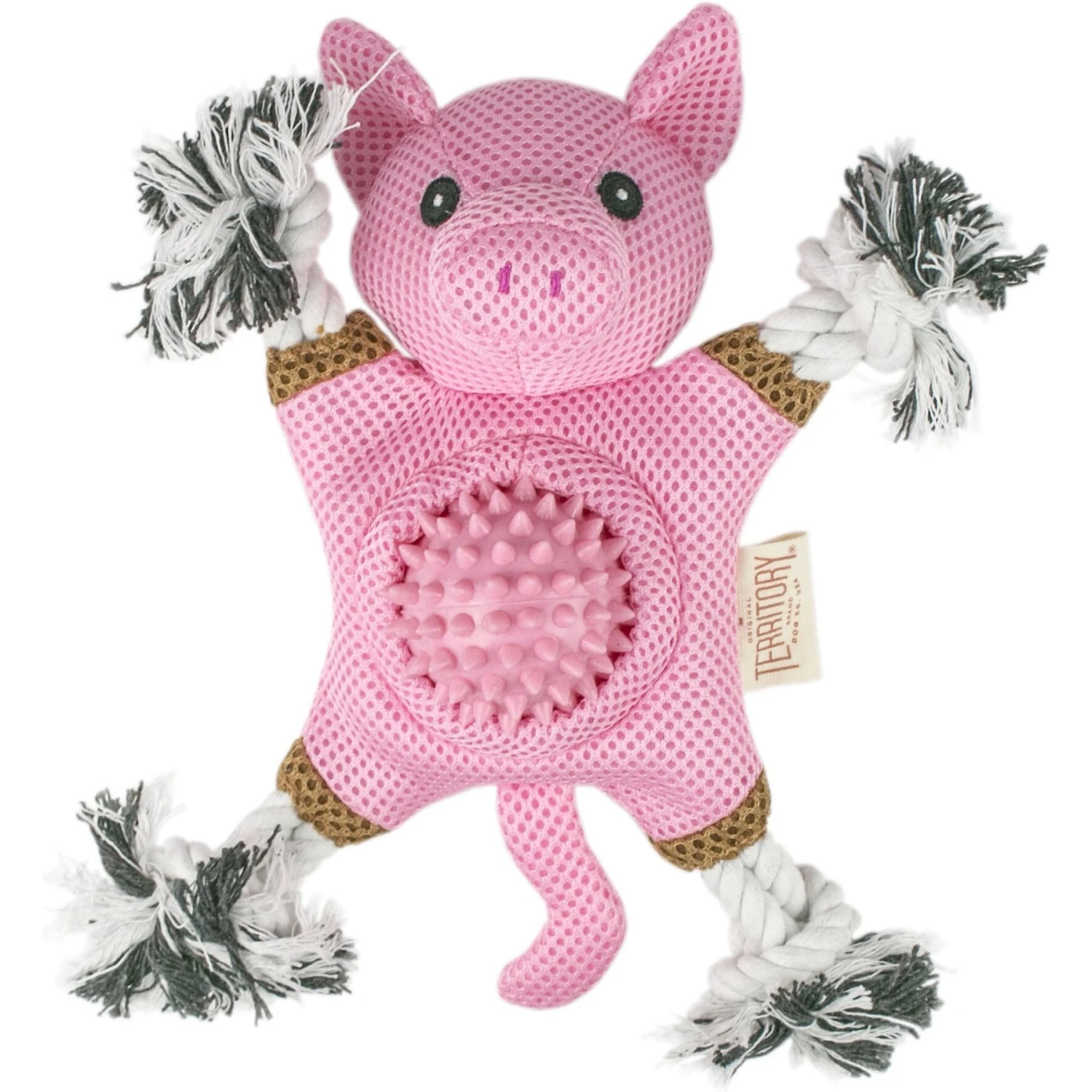 Territory 2-in-1 Farm Friends Dog Toys, 3 Count 3 Territory 2-in-1 Farm Friends Dog Toys, 3 Count - Image 3