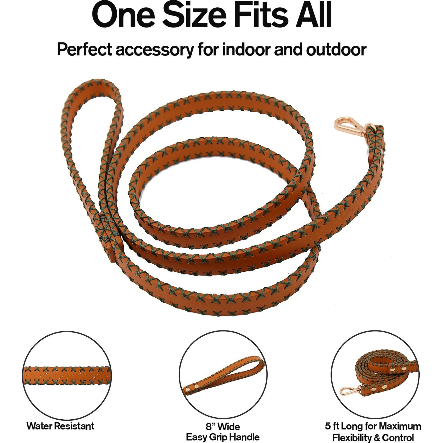 Scotch & Co The Ellie Handcrafted Dog Leash 3 Scotch & Co The Ellie Handcrafted Dog Leash - Image 3