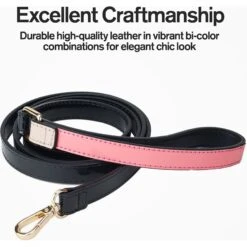 Scotch & Co Pink/Tan Handcrafted Dog Leash -PetSafe Kong Shop 341930 PT3. AC SS1800 V1641423119